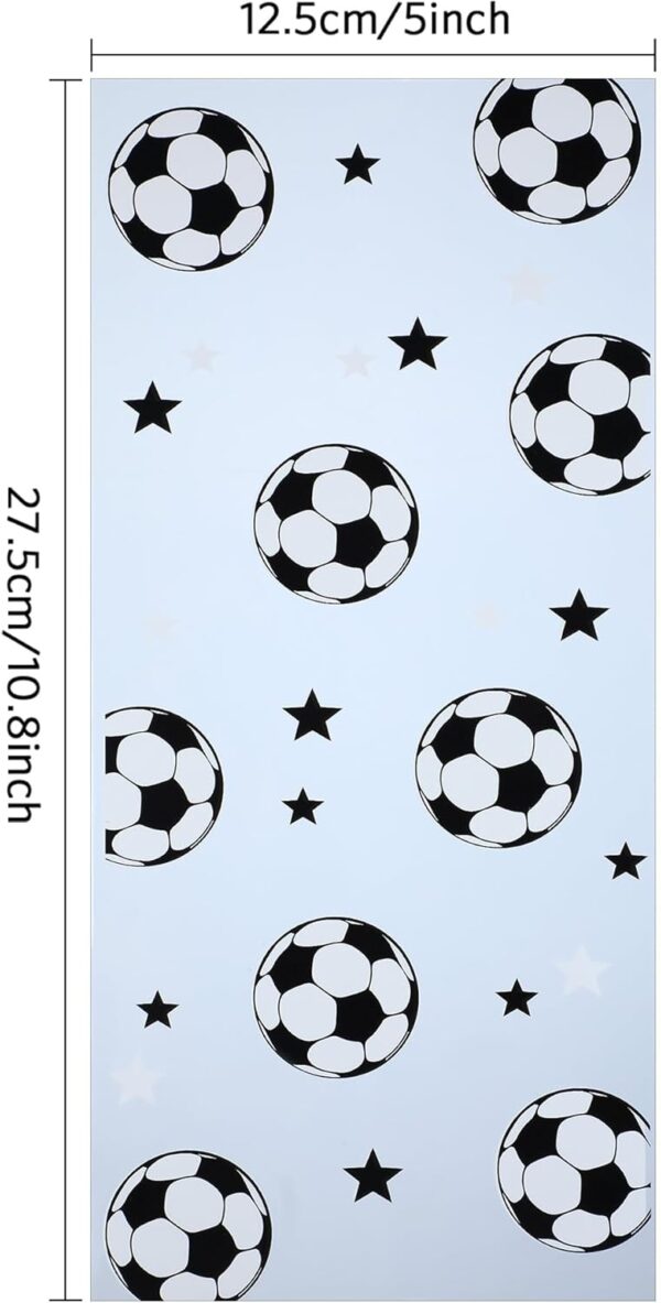 Blulu 100 Pcs Soccer Treat Gift Bags, Soccer Cellophane Party Favors Heat Sealable Football Treat Candy Bags with 100 Pcs Silver Twist Ties  Health & HouseholdRufus AIRufus AI - Image 2