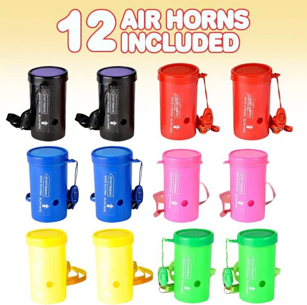 ArtCreativity 3 Inch Mini Air Horns - Pack of 12 - Noisemakers for Sporting Events, Parties, Celebrations, Fun Birthday Party Favors and Goodie Bag Fillers for Kids and Adults  Toys & GamesRufus AIRufus AI - Image 4