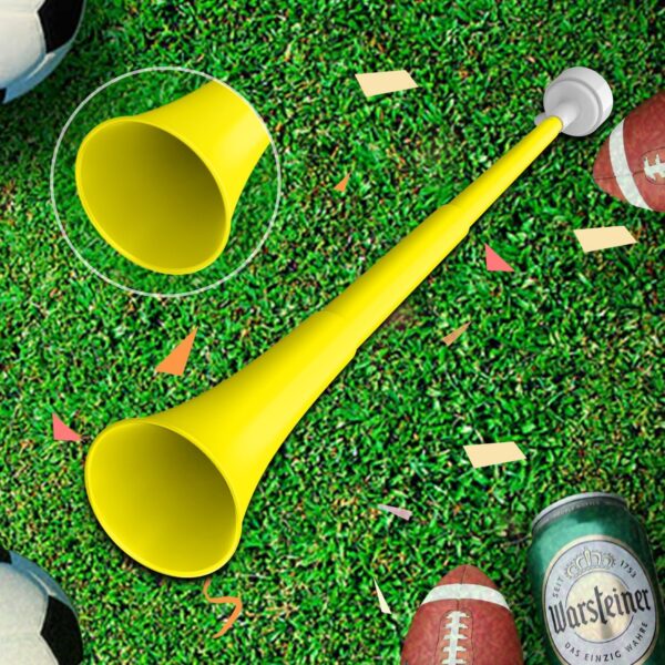 Stadium Vuvuzela Soccer Horn - Collapsible Blow Trumpet Noise Maker With Loud Sound - Handheld Sports Noisemaker for Events, Graduation, Games, Party Supplies, Favors, Accessories  Toys & GamesRufus AIRufus AI - Image 5