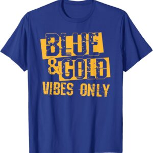 Blue and Gold Spirit Wear for High School Football T-Shirt  Clothing, Shoes & JewelryRufus AIRufus AI