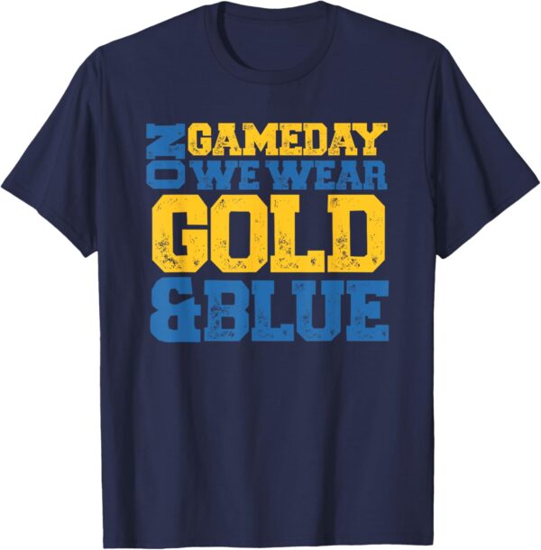 Blue and Gold Game Day Group Tees for High School Football T-Shirt  Clothing, Shoes & JewelryRufus AIRufus AI